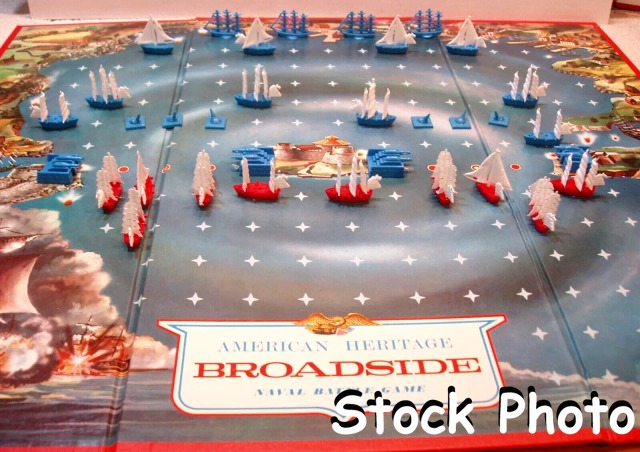 American Heritage, Broadside Board Game © 1962, Milton Bradley #4270